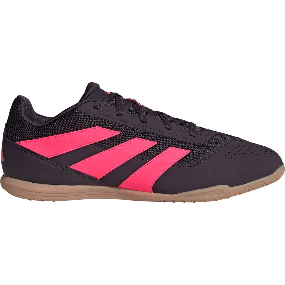 Adidas Predator Club Indoor Sala Soccer Shoes - Aurora Black/Turbo/Gum, M8/W9
